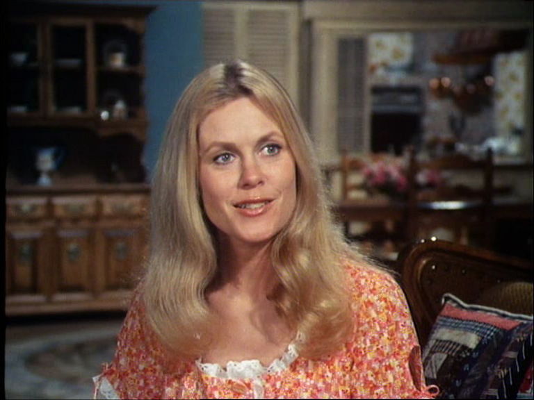 Elizabeth Mongomery in photos and frame grabs, as Samantha in Bewitched.